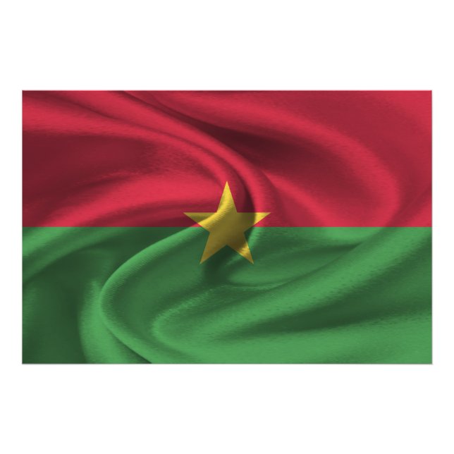 Foto Bandeira de Burquina Fasso (Frente)