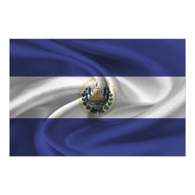 Foto Bandeira de El Salvador (Frente)