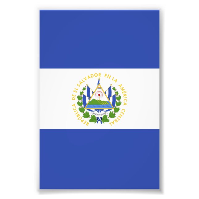 Foto Bandeira de El Salvador (Frente)