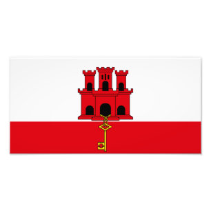 Foto Bandeira de Gibraltar