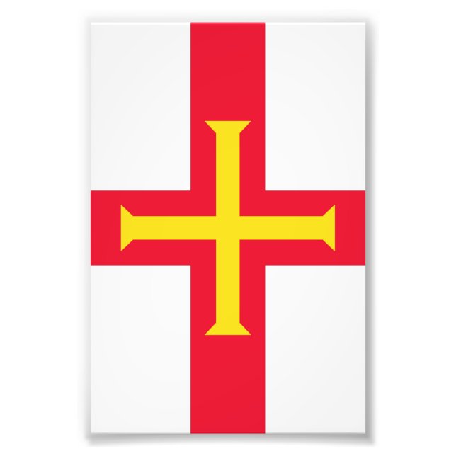 Foto bandeira de Guernsey (Frente)