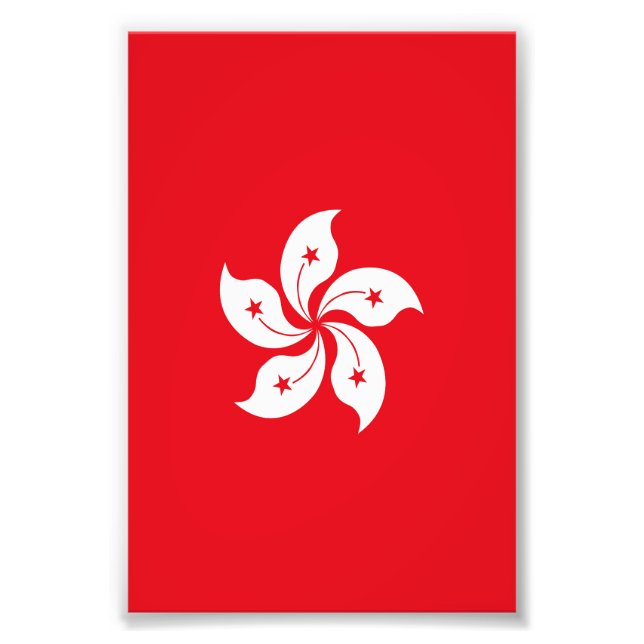 Foto Bandeira de Hong Kong (Frente)