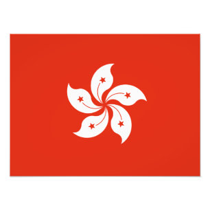 Foto Bandeira de Hong Kong
