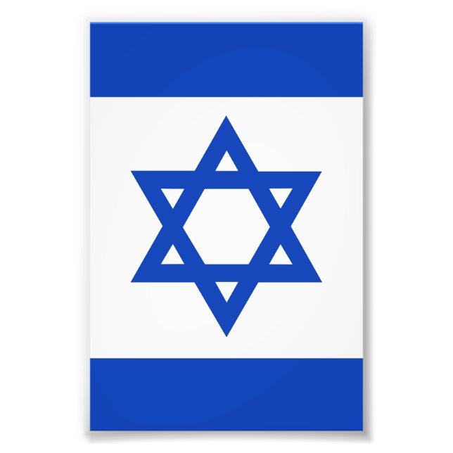 Foto bandeira de Israel (Frente)