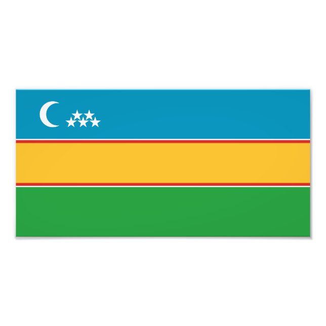Foto Bandeira de Karakalpakstan (Frente)