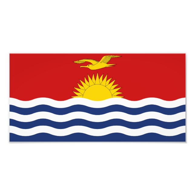 Foto Bandeira de Kiribati (Frente)