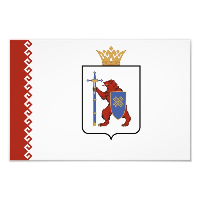 Foto Bandeira de Mari El (Frente)