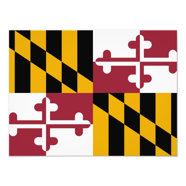 Foto Bandeira de Maryland (Frente)