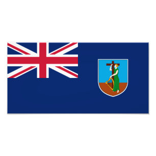 Foto Bandeira de Montserrat