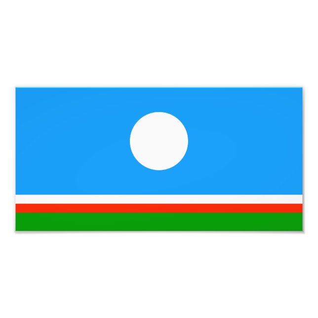 Foto Bandeira de Sakha (Frente)