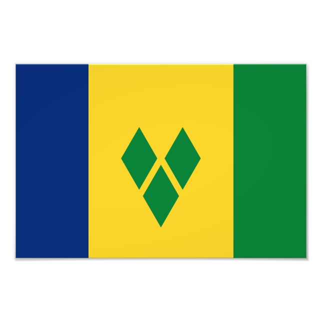 Foto Bandeira de São Vicente (Frente)