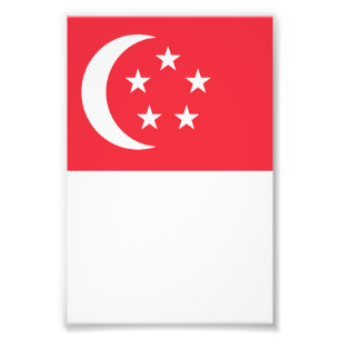 Foto bandeira de Singapura