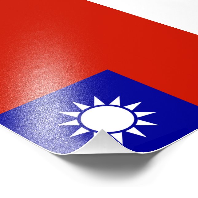 Foto Bandeira de Taiwan (Borda)