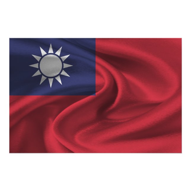 Foto Bandeira de Taiwan (Frente)
