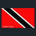 Foto Bandeira de Trinidad e Tobago<br><div class="desc">Impressão de fotografia com a bandeira T&T... Se você quiser este produto em um tamanho diferente e precisar de ajuda, entre em contato conosco! A bandeira de Trinidad e Tobago foi selecionada para ser usada como bandeira nacional após a independência do Reino Unido em 31 de agosto de 1962. As...</div>