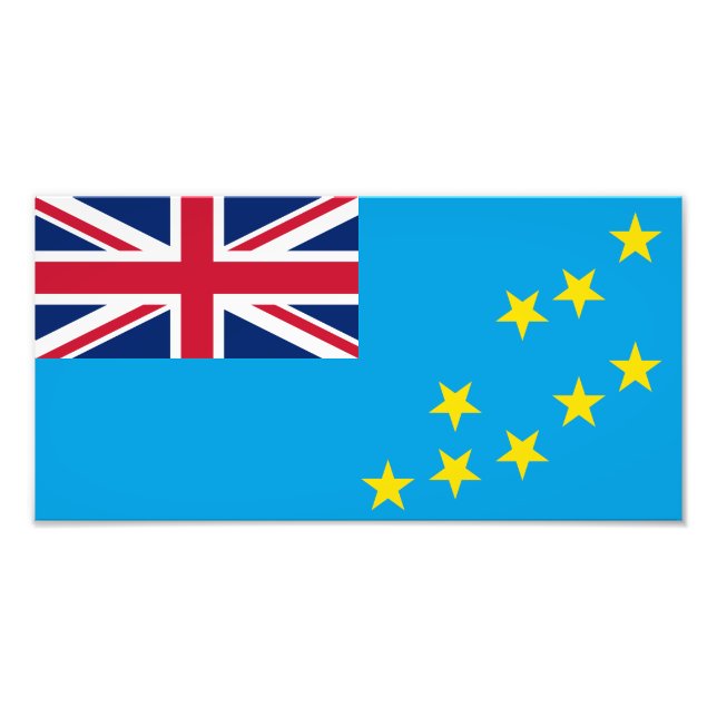Foto Bandeira de Tuvalu (Frente)