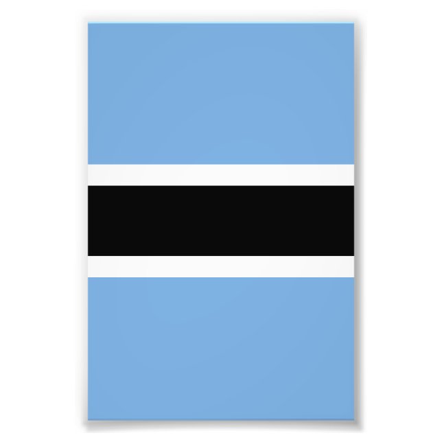 Foto Bandeira do Botsuana (Frente)