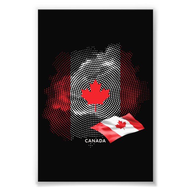 Foto bandeira do Canadá (Frente)