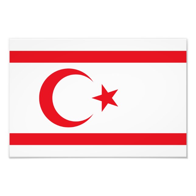 Foto Bandeira do Chipre do Norte (Frente)