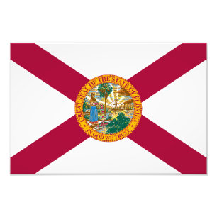 Foto Bandeira do Estado da Flórida