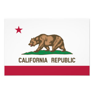 Foto Bandeira do Estado da República da Califórnia