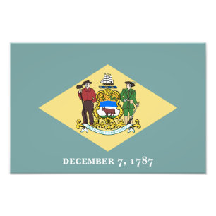 Foto Bandeira do Estado de Delaware