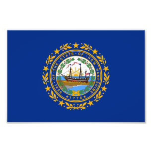 Foto Bandeira do Estado de New Hampshire