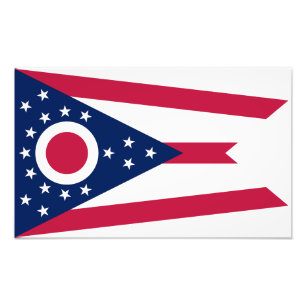 Foto Bandeira do Estado de Ohio