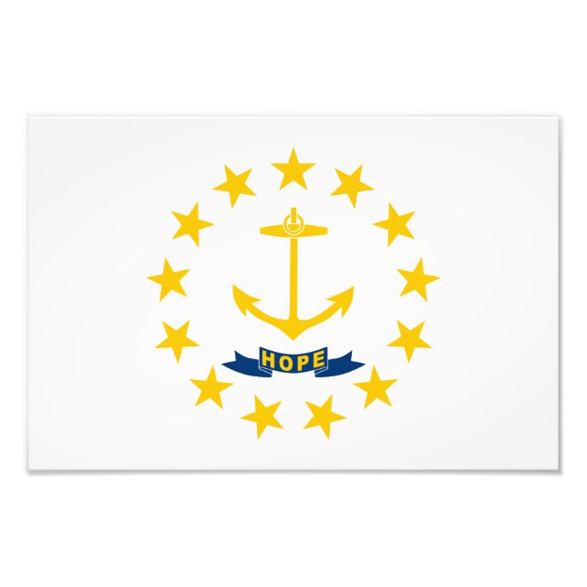 Foto Bandeira do Estado de Rhode Island (Frente)