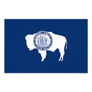Foto Bandeira do Estado de Wyoming