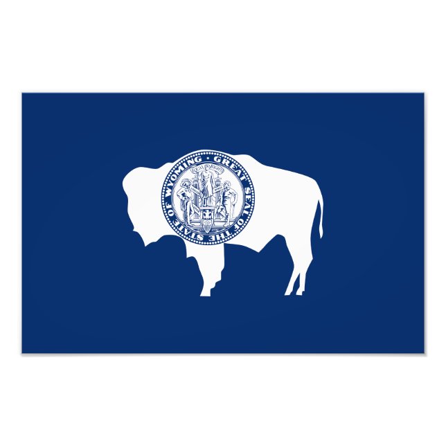 Foto Bandeira do Estado de Wyoming (Frente)