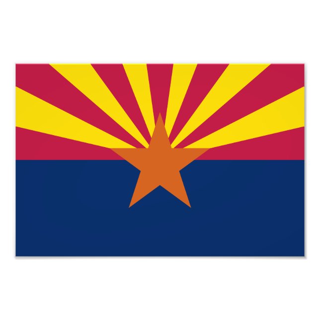 Foto Bandeira do Estado do Arizona (Frente)