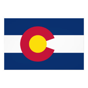 Foto Bandeira do Estado do Colorado