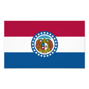 Foto Bandeira do estado do Missouri