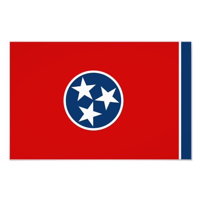 Foto Bandeira do Estado do Tennessee (Frente)