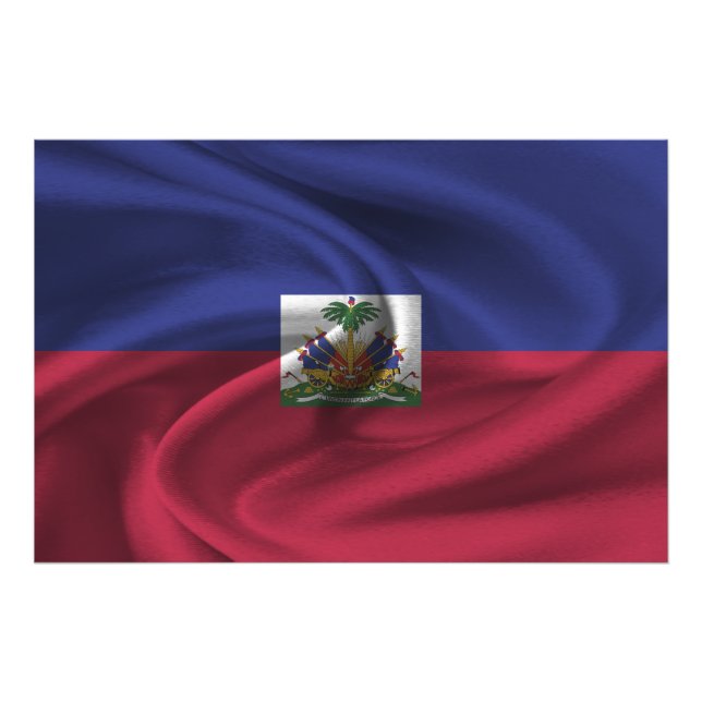 Foto Bandeira do Haiti (Frente)