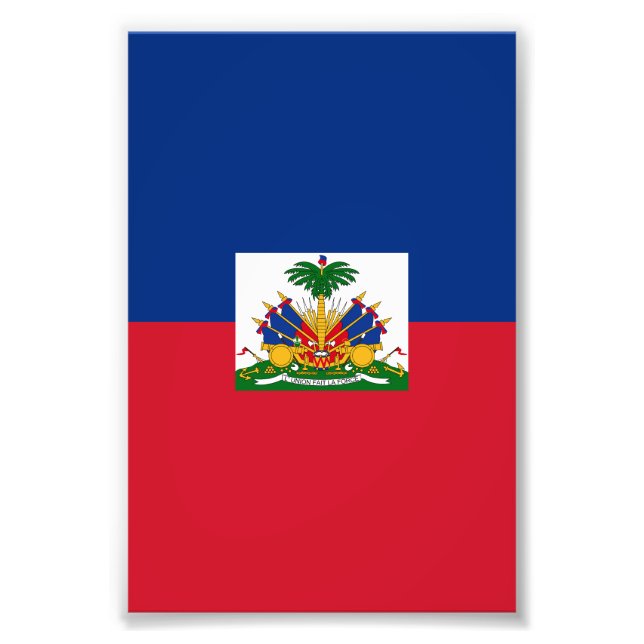 Foto Bandeira do Haiti (Frente)