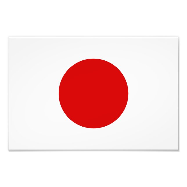 Foto Bandeira do Japão (Frente)