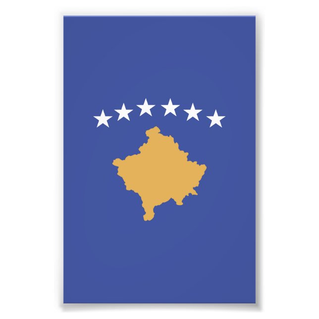 Foto Bandeira do Kosovo (Frente)