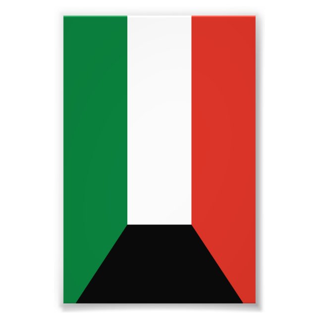Foto bandeira do Kuwait (Frente)