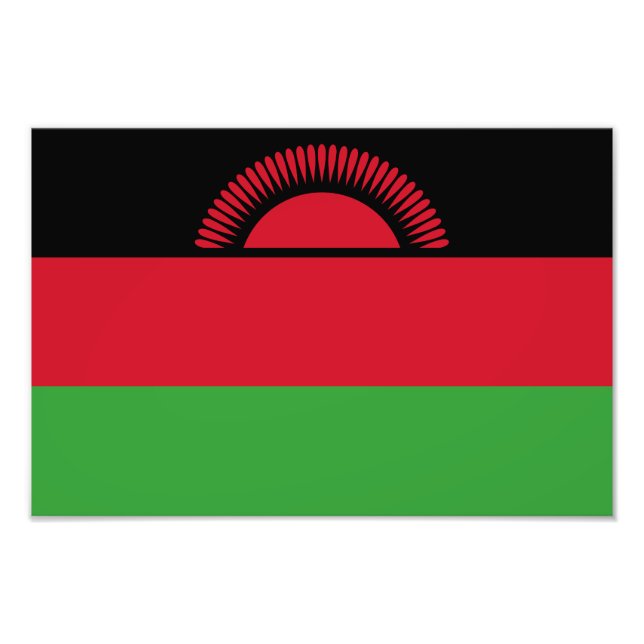Foto Bandeira do Malawi (Frente)