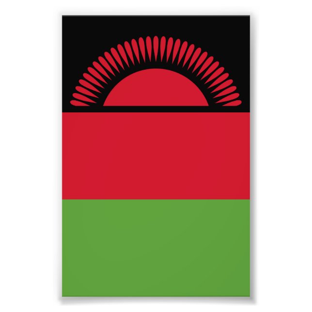 Foto Bandeira do Malawi (Frente)