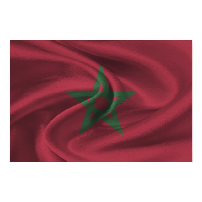 Foto Bandeira do Marrocos (Frente)