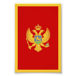 Foto Bandeira do Montenegro