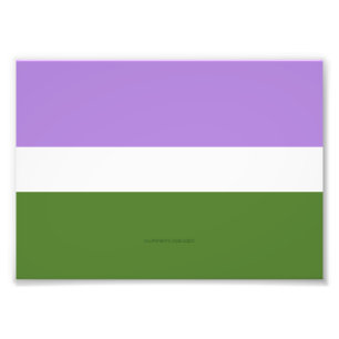 Foto Bandeira do orgulho genderqueer SlipperyJoe's lava