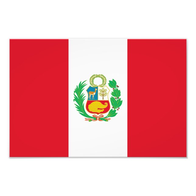 Foto Bandeira do Peru (Frente)