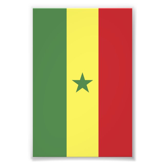 Foto Bandeira do Senegal (Frente)