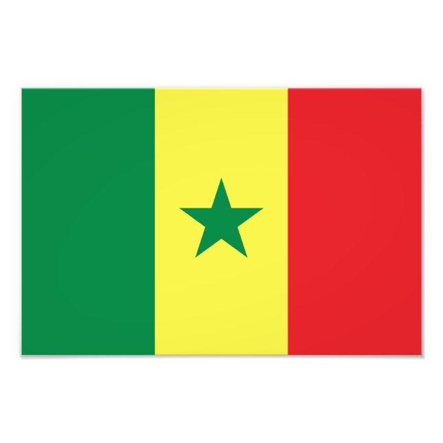 Foto Bandeira do Senegal (Frente)