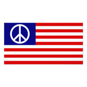 Foto Bandeira do sinal de paz dos Estados Unidos dos
