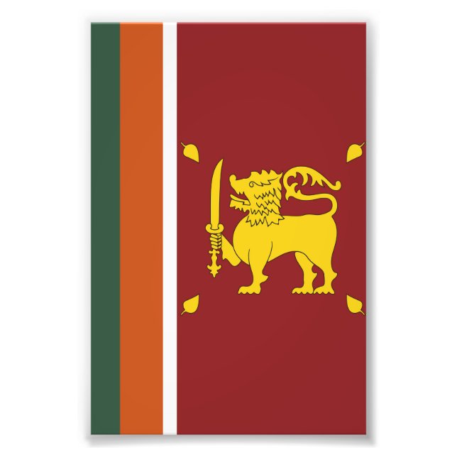 Foto Bandeira do Sri Lanka (Frente)